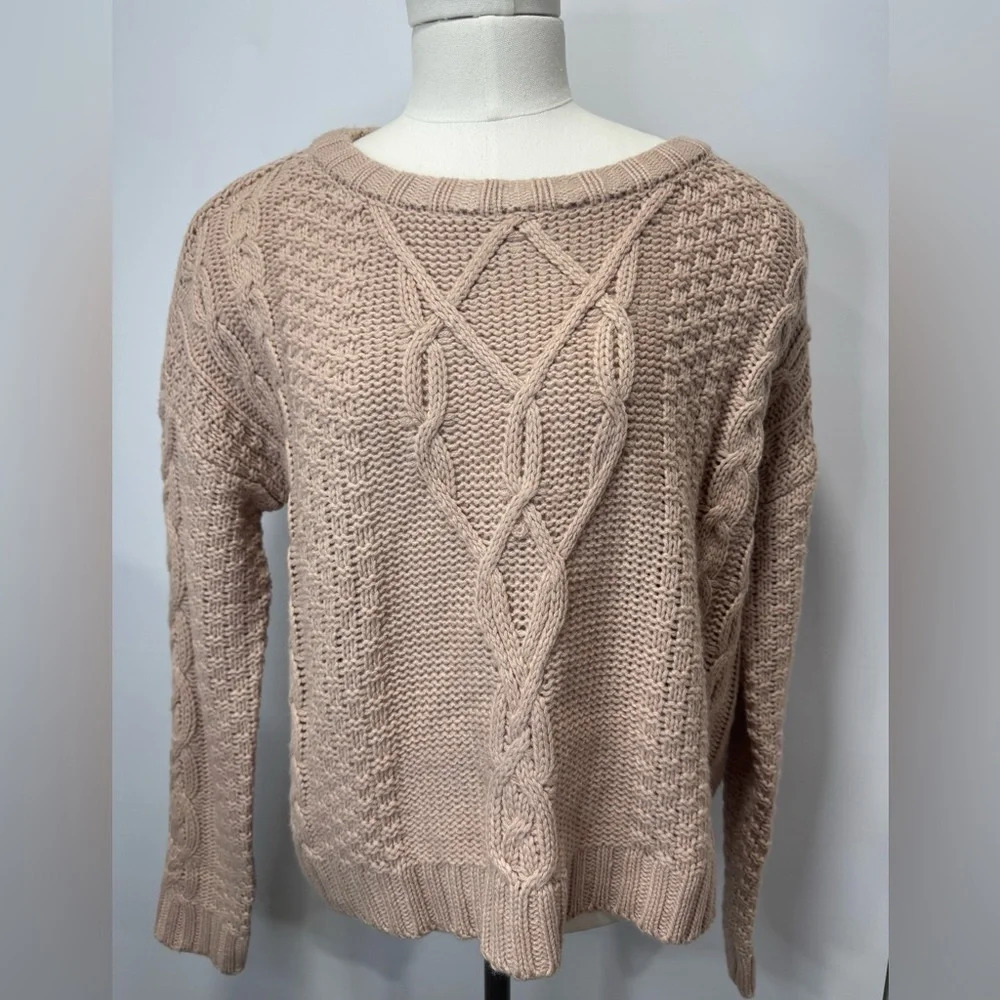 Mudd Pink Knitted Sweater, sz Small